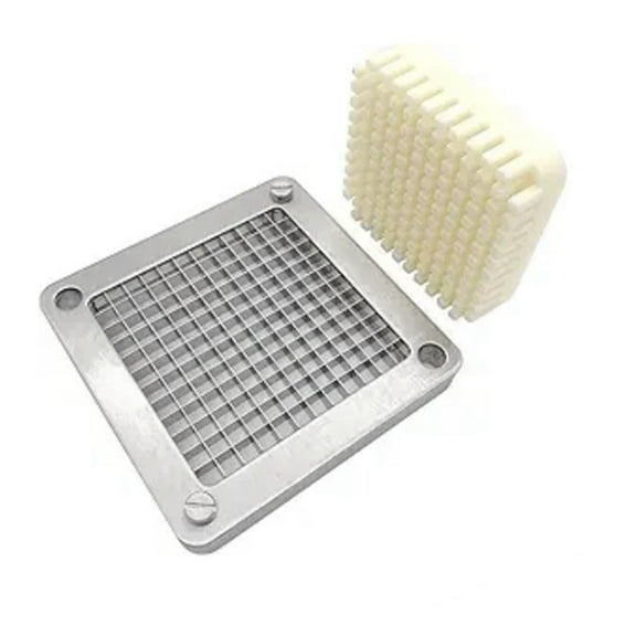 Replacement French Fry Cutter Blade, 1/4inch Chopper Blade with Stainless Steel and Pusher Block, Dicer