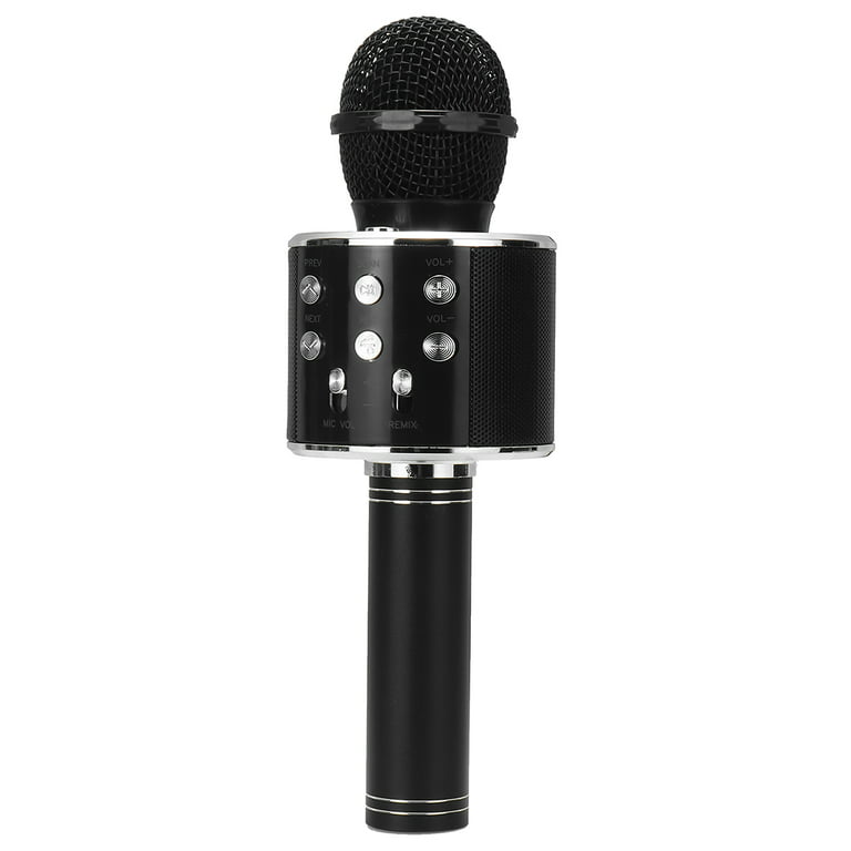 Karaoke Bluetooth Microphone with Speaker Magic Voices, Record Function,  Handheld Wireless Microphone for Kids Party KTV Gifts 