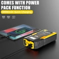 thumbnail image 3 of Cheelom 2000A Car Battery Jump Starter, Portable Car Jump Starter with Dual USB Quick Charge and DC Output, 12V Jump Pack with Built-in LED Bright Light, Yellow, 3 of 17