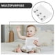 thumbnail image 2 of 4 Piezas Body Infantil Extensores a Presión Extensiones de Mono de Doble Capa Extensores de Mono Extensores de Mono para Bebé Monos Accesorios para Niños Niñas, 2 of 4
