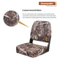 thumbnail image 3 of Seamander Marine Grade Camo Fishing Seat, 2 Count, Heavy-Duty Fabric, Easy Installation, Durable, 3 of 6