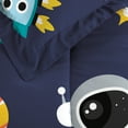 thumbnail image 5 of Dream Factory Space Galaxy Full Bed in a Bag Blue, Microfiber, 100% Polyester Fill, Male, Child, 5 of 7