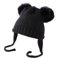 thumbnail image 1 of Coofit Bonnet à Pompon Mode Mignon Chapeau Décontracté Tricoté Bonnet pour Bébé, 1 of 10