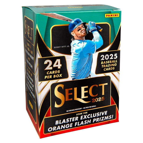 2025 Panini Select Baseball Trading Cards Blaster Box