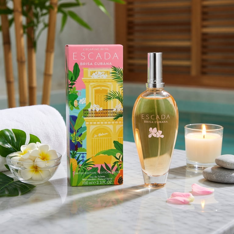 Escada Brisa Cubana Limited Edition EDT Spray, 3.3 oz, 100 ml