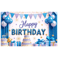 thumbnail image 6 of Colorful Design Happy Birthday Banner Decorative Elements Celebration Decor Star Theme for Birthday Party Indoor Decoration Photo Shoot, 6 of 7