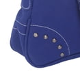 thumbnail image 2 of M Buder Bolso de Lona Estilo Femenino Pequeño Bolso Hombro con Cadena Decorativa Underarm Bag Azul Moderno Práctico para Uso Diario 27 cm / 10.6 in, 2 of 9