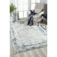 thumbnail image 3 of Rug Branch Contemporary Abstract  Blue Grey Indoor Area Rug - 4x6, 3 of 7