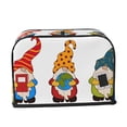 thumbnail image 2 of Xecao Gnomes Are Holding School Supplies Print 2 Slice Toaster Cover with Pockets, Small Appliance Cover, Dust and Fingerprint Protection, Machine Washable, 2 of 7