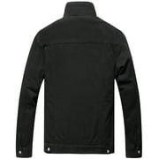 LZLER Mens Winter Jean Jacket Sherpa Lined Denim Jacket for Men