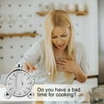 thumbnail image 5 of Kitchen Cooking Timer,Long Ring Bell Alarm Loud60 Minute Kitchen Timer for Cooking,Mechanical Cooking Timer Manual Countdown Timer with Alarm Sound for Baking Cooking Steaming Barbecue Teaching, 5 of 9