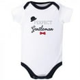 thumbnail image 2 of Little Treasure Baby Boy Cotton Bodysuit, Pant and Shoe 3pc Set, Gentleman, 9-12 Months, 2 of 4
