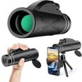 thumbnail image 2 of Telescopio monocular de alta definición HD80x100, telescopio monocular impermeable, telescopio de mano para caza, observación de aves, camping, 2 of 5