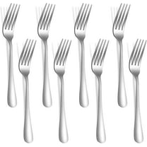 DYTesa 12 Pcs Dinner Forks Set, 6.7" Premium Food Grade Stainless Steel Silverware Forks, Dessert Forks for Home, Kitchen or Restaurant, Mirror Finish & Dishwasher Safe
