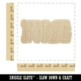 thumbnail image 2 of Nurse Fun Text Wood Shape Unfinished Piece Cutout Craft DIY Projects - 6.25 Inch Size - 1/4 Inch Thick, 2 of 7