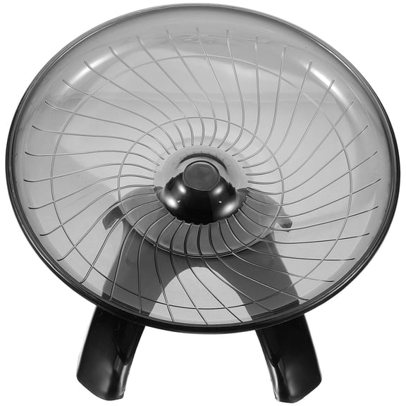 BESTOYARD Black Hamster Wheel Flying Hamster Running Wheel Plastic Low Noise Pet Entertainment 1Pack