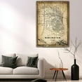 thumbnail image 5 of Burlington Vintage Map Prints Canvas, Iowa Map Art Canvas, Canvas, Burlington Map City style vintage Canvas , Canvas Wall Art, Street Map Artwork Canvas, 5 of 6