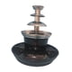 thumbnail image 1 of Fuente de fondue de chocolate eléctrica, máquina de fondue de chocolate de , cascada, de acero inoxidable, para derretir mojar, idea Negro, 1 of 9