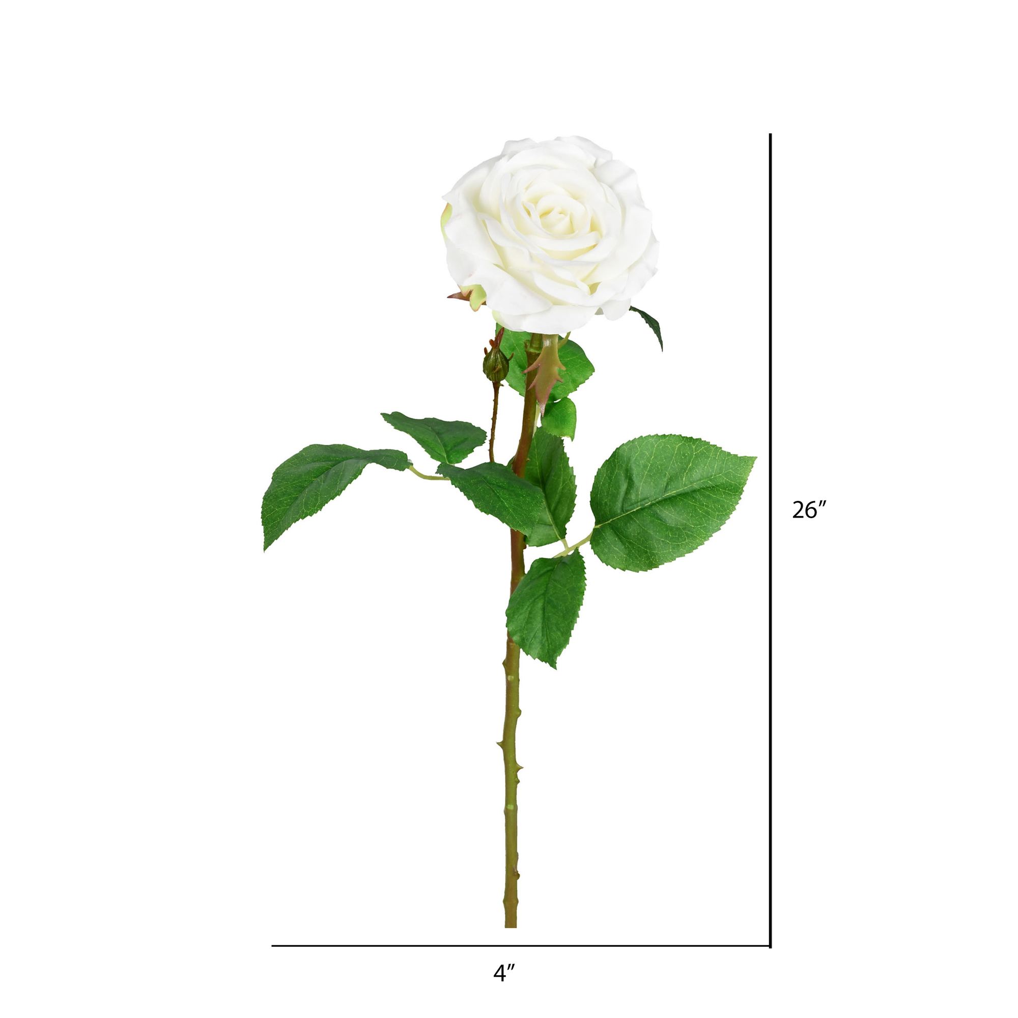 Artificial (pk/6) Open Rose Stem (25) Dark Pink - Vickerman : Target