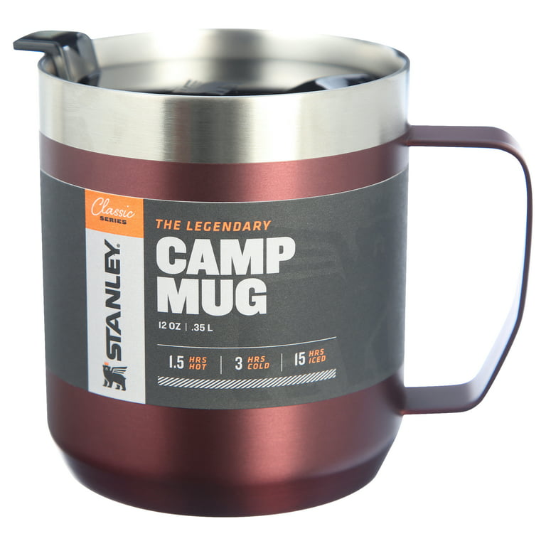 Stanley Legendary Camp Mug, 12oz, Stainless Steel  