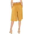 thumbnail image 3 of Stretch Is Comfort Women's and Plus Size Stretch (Rayon) Cropped Gaucho with Pockets| Small- 5x, 3 of 6