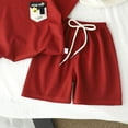 thumbnail image 5 of Nwiuh Boys Pajamas 100% Cotton Toddler 2 Piece Short Sleeve Pjs Kids Summer Sleepwear Clothes Set (100, Red), 5 of 5
