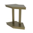 thumbnail image 3 of FixtureDisplays® Gold Color Riser Stand, Church Podium Pulpit Platform, Tradeshow Table, Art Sculpture Flower Center Piece Stand, Perfect Trapzoid Table Top, 20 X 20 X 36.5" 14317, 3 of 12