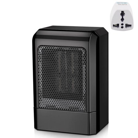 

500W Mini Portable Ceramic Heater Electric Cooler Hot Fan Home Office Winter Warmer