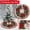 A, variant on Upgraded Christmas Ornaments Christmas Tree Skirt 80CM Printed Tree Skirt Home Christmas Tree Decoration X
