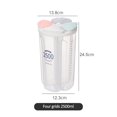 thumbnail image 2 of MesaSe 1pc Grain Miscellaneous Grain Storage Tank Plastic Partition Storage Tank Kitchen Household Food Sealed Multifunctional Storage, 2 of 9