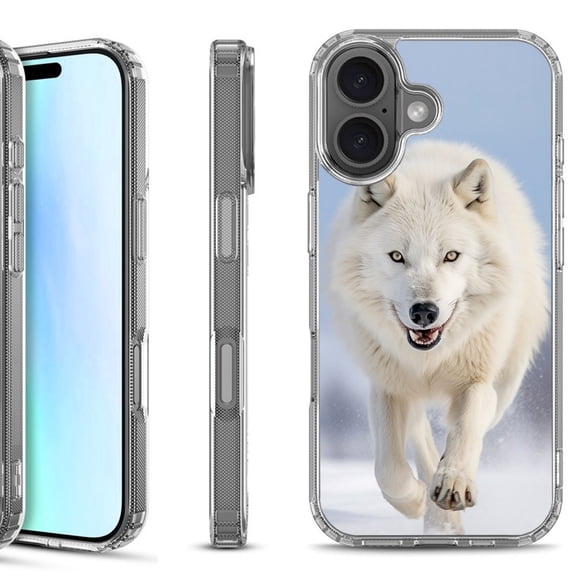 For iPhone 17 Shockproof Protective Phone Case, by OneToughShield - Arctic Wolf