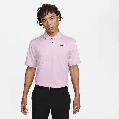 mens pink nike polo