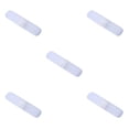 thumbnail image 3 of Maytalsory Tooth Brush Toothpaste Storage Box with Lid Portable Smooth Cases Chopsticks Forks Organizer Travel Office Party Transparent White 5Set, 3 of 6