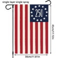 Decorative Vertical Banner with Striped Pattern and Numbered Star Field ...