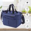 thumbnail image 1 of Bolsa de almuerzo aislada reutilizable a prueba de fugas Bolso de almuerzo térmico (azul oscuro) Tmvgtek Oficina Multiescena Multifunción, 1 of 7