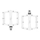 thumbnail image 4 of Pedales para bicicleta BMX 1/2 aluminio blanco blanco M, 4 of 5