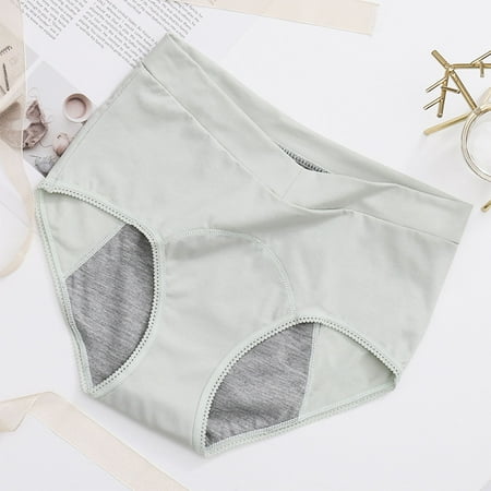 

Oalirro Leak Proof Underwear for Women Women Solid Color Underwear Lingerie Panties Ladies Underpants Physiological Pants Discount Deals Savings Clearance Under 10