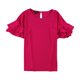thumbnail image 1 of INC Blusa de manga con volantes para mujer, rosa, XS, 1 of 1
