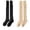 C, variant on Women's Stockings 2 Pairs Wool Stockings Over The Knee Thickened Women Winter Woolen Warm Coil Long Socks Black One Size