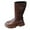 Z4-Brown, variant on Girls Combat Boots Girls Knee High Boots Fall Boots Winter Snow Tall Boot Dress Shoes For Toddler Little Kid Big Kid(Brown,11 Little Kid)