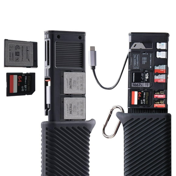 PGYTECH Createmate CFexpress Type B Étui Lecteur de Carte USB 3.2 Gen 2 10Gbps Lecteur de Carte SD pour Photographes