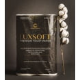thumbnail image 2 of LUXSOFT Premium 3-Ply Luxury Toilet Paper 6-Pack - Septic, RV, and Boat Safe with Quick Dissolving Material (Single Pack (6 Rolls)) white, 2 of 7
