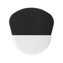 Unique Bargains 1 Pc Lightweight Short Handle Round Facial Mask Brush Black