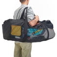 thumbnail image 3 of Soidarity Bolsa de malla de buceo, equipo de esnórquel ajustable de nailon, bolso de mano con aletas, bolsa de red de viaje portátil para Deportes acuáticos, 3 of 6