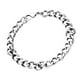 thumbnail image 1 of Pulsera de cadena Hugo de acero inoxidable clásica para hombre color plata, 1 of 8