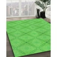 thumbnail image 3 of Ahgly Tapis Rectangulaire Lavable en Machine Intérieur Transitionnel Vert Néon, 8 Pieds x 12 Pieds, 3 of 7
