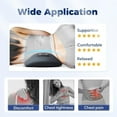 thumbnail image 7 of Triple Fusion Back Massager,2025 New Electric 3 in 1 Back Massager for Pain Relief Deep Tissue,with Traction,Vibration & Heat and Against Pain for Neck,Shoulder,Backs, 7 of 7