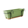 thumbnail image 4 of Fengbin Balcony Planter with Storage Compartment, Rectangular, Decorative Flower Pot for Green, 4 of 10