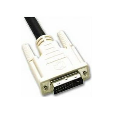 C2G 26911 DVI-D M/M Dual Link Digital Video Cable, Black (6.6 Feet, 2 Meters)