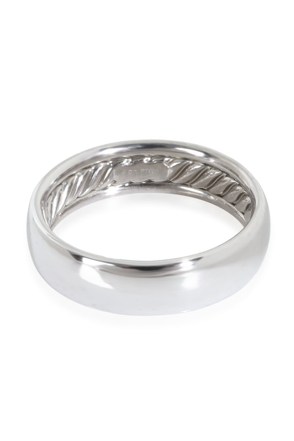 Pre-Owned Platinum David Yurman Classic 6mm Band Ring, Size 10